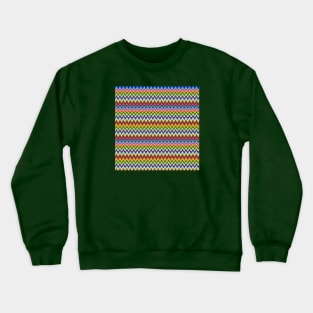 Rainbow Wave. Ethnic artwork Crewneck Sweatshirt